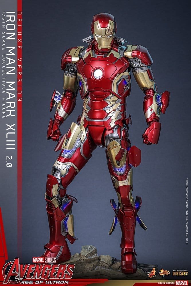 Iron Man Mark XLIII (2.0) deluxe by Hot Toys - MMS866D81 - Avengers : Age Of Ultron 1/6 scale action figure
