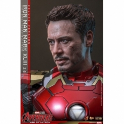 Iron Man Mark XLIII (2.0) deluxe van Hot Toys - MMS866D81 - Avengers : Age Of Ultron 1/6 schaal actiefiguur