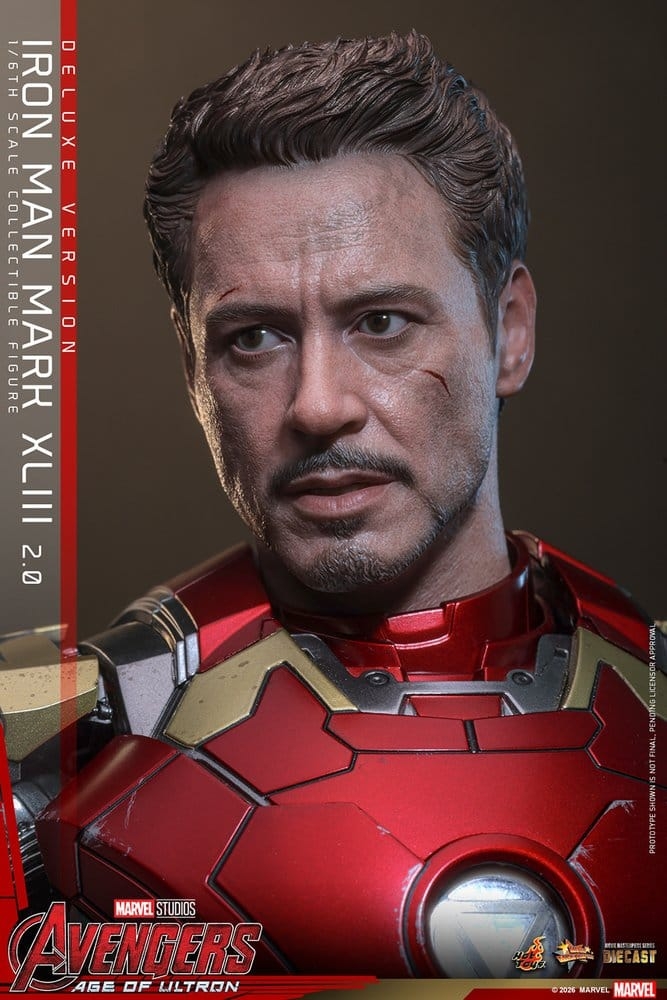 Iron Man Mark XLIII (2.0) deluxe by Hot Toys - MMS866D81 - Avengers : Age Of Ultron 1/6 scale action figure