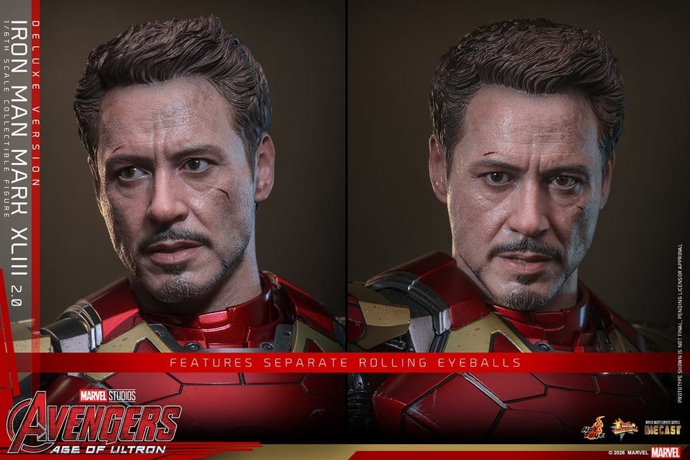 Iron Man Mark XLIII (2.0) deluxe by Hot Toys - MMS866D81 - Avengers : Age Of Ultron 1/6 scale action figure