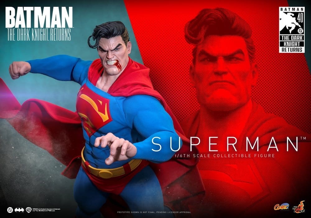 Superman van Hot Toys - CMS032 - The Dark Knight Returns 1/6 schaal actiefiguur