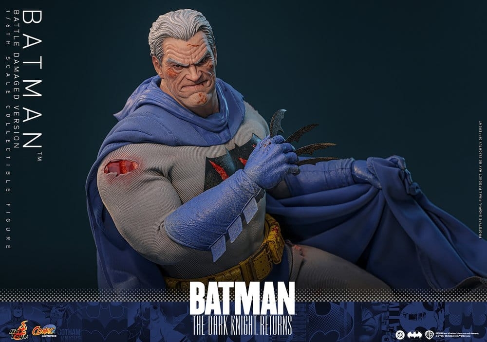 Batman (Battle Damaged version) par Hot Toys - CMS031 - figurine 1/6 The Dark Knight Returns de 32 cm