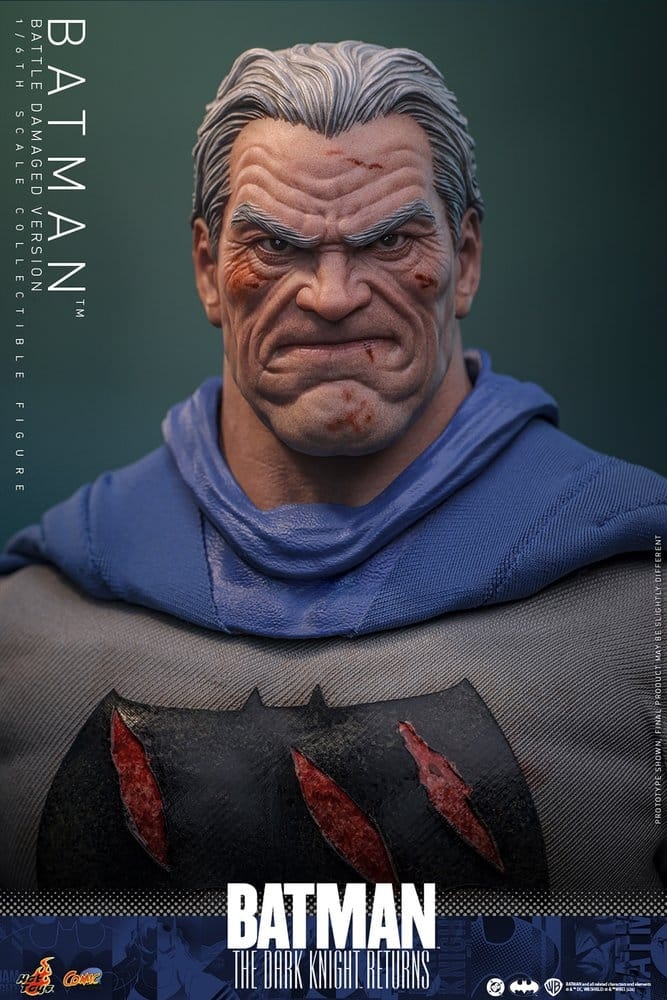 Batman (Battle Damaged version) par Hot Toys - CMS031 - figurine 1/6 The Dark Knight Returns de 32 cm