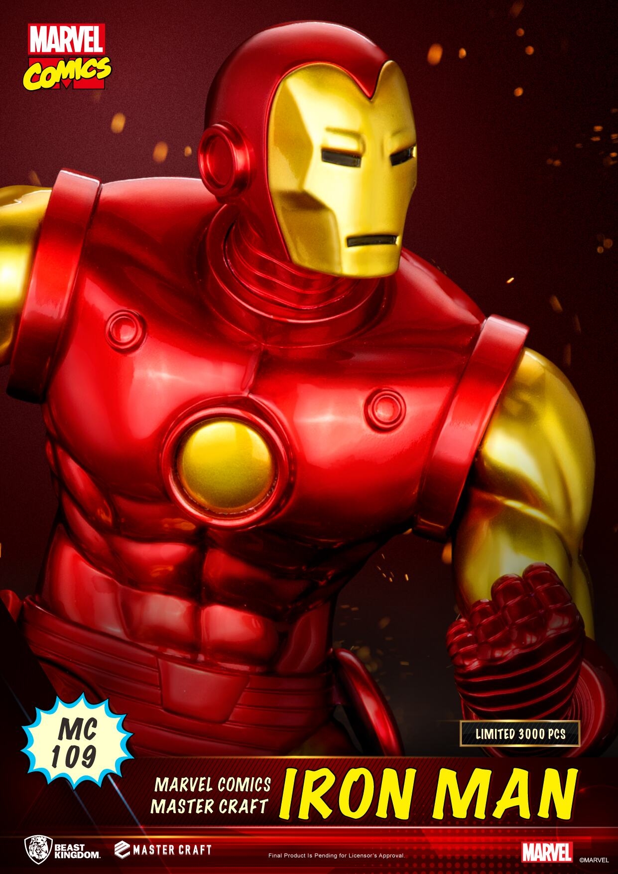 Iron Man Master Craft van Beast Kingdom - Marvel 30 cm standbeeld