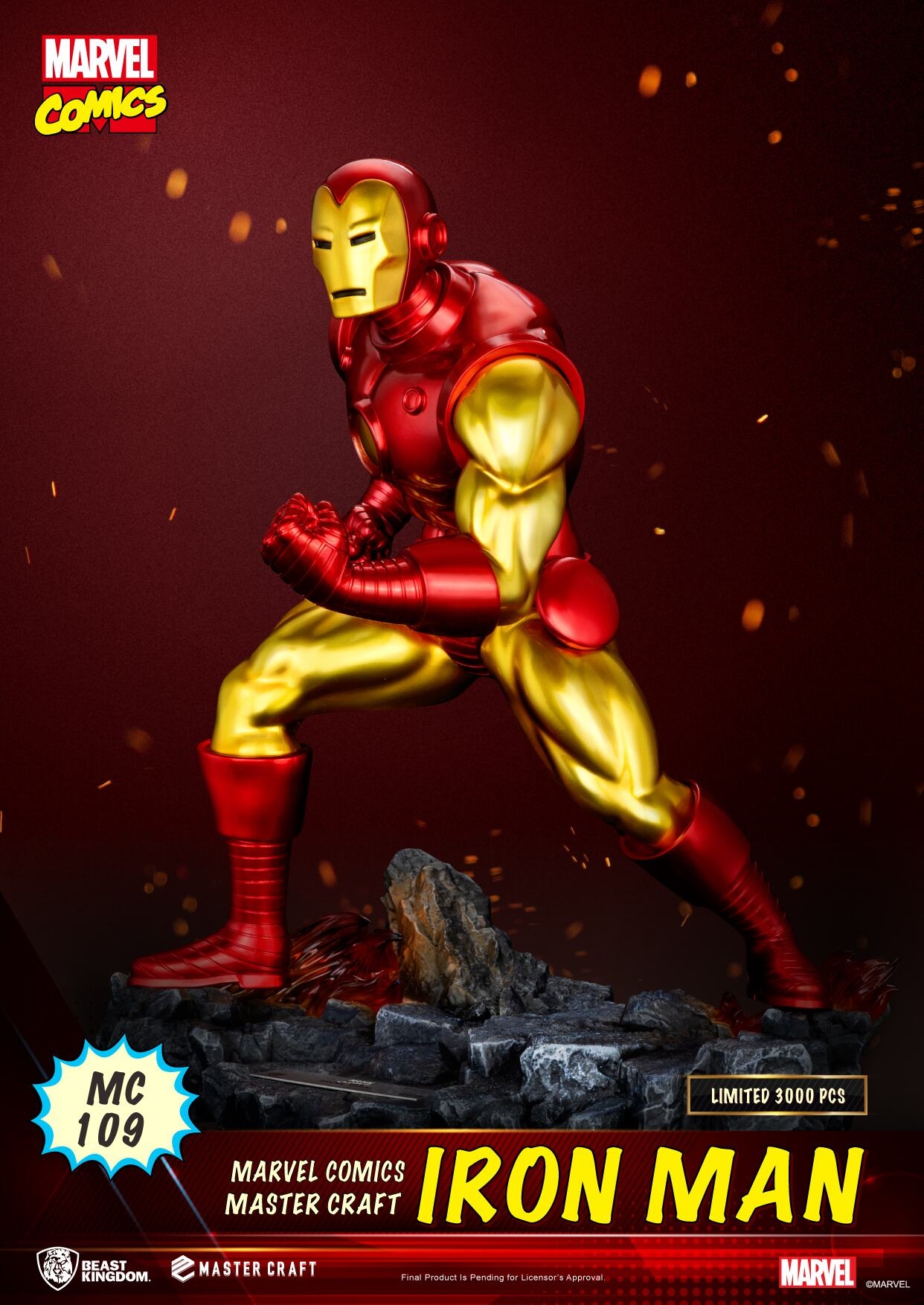 Iron Man Master Craft van Beast Kingdom - Marvel 30 cm standbeeld