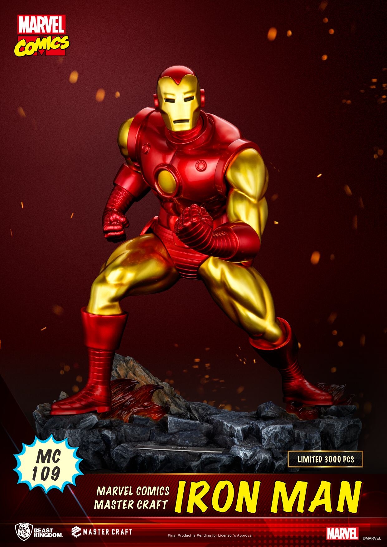 Iron Man Master Craft par Beast Kingdom - statue Marvel de 30 cm