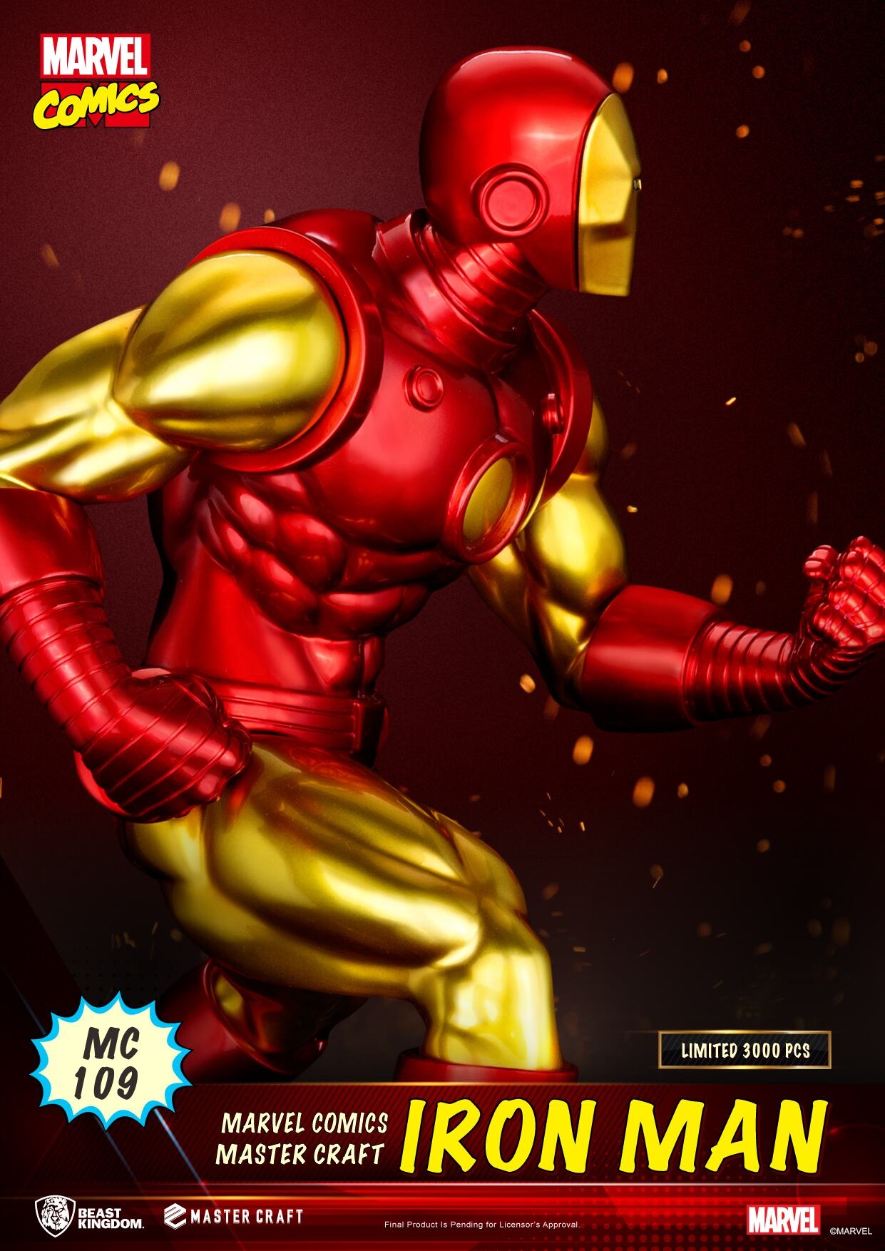 Iron Man Master Craft par Beast Kingdom - statue Marvel de 30 cm