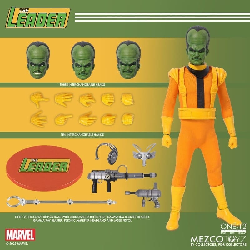The Leader One:12 par Mezco - figurine 1/12 Marvel de 17 cm