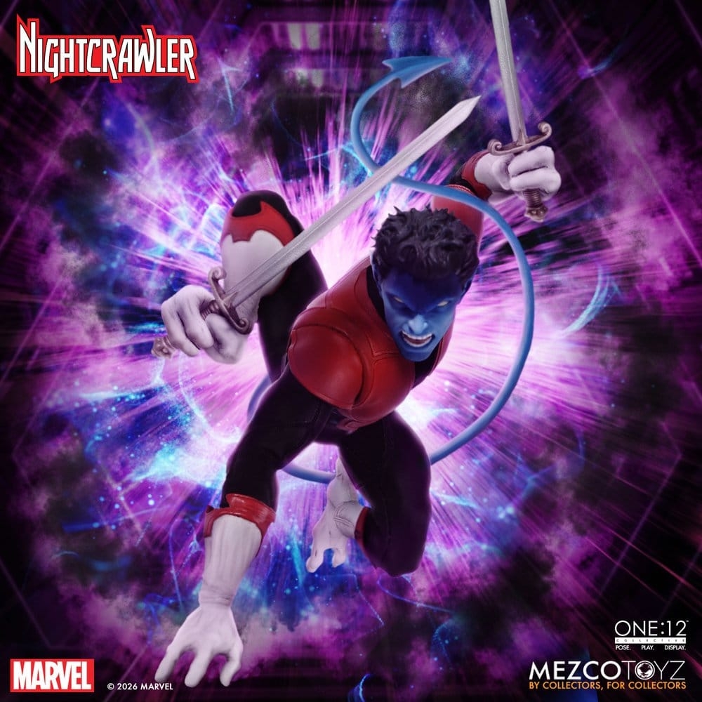 Nightcrawler One:12 by Mezco - X-Men 1/12 scale action figure