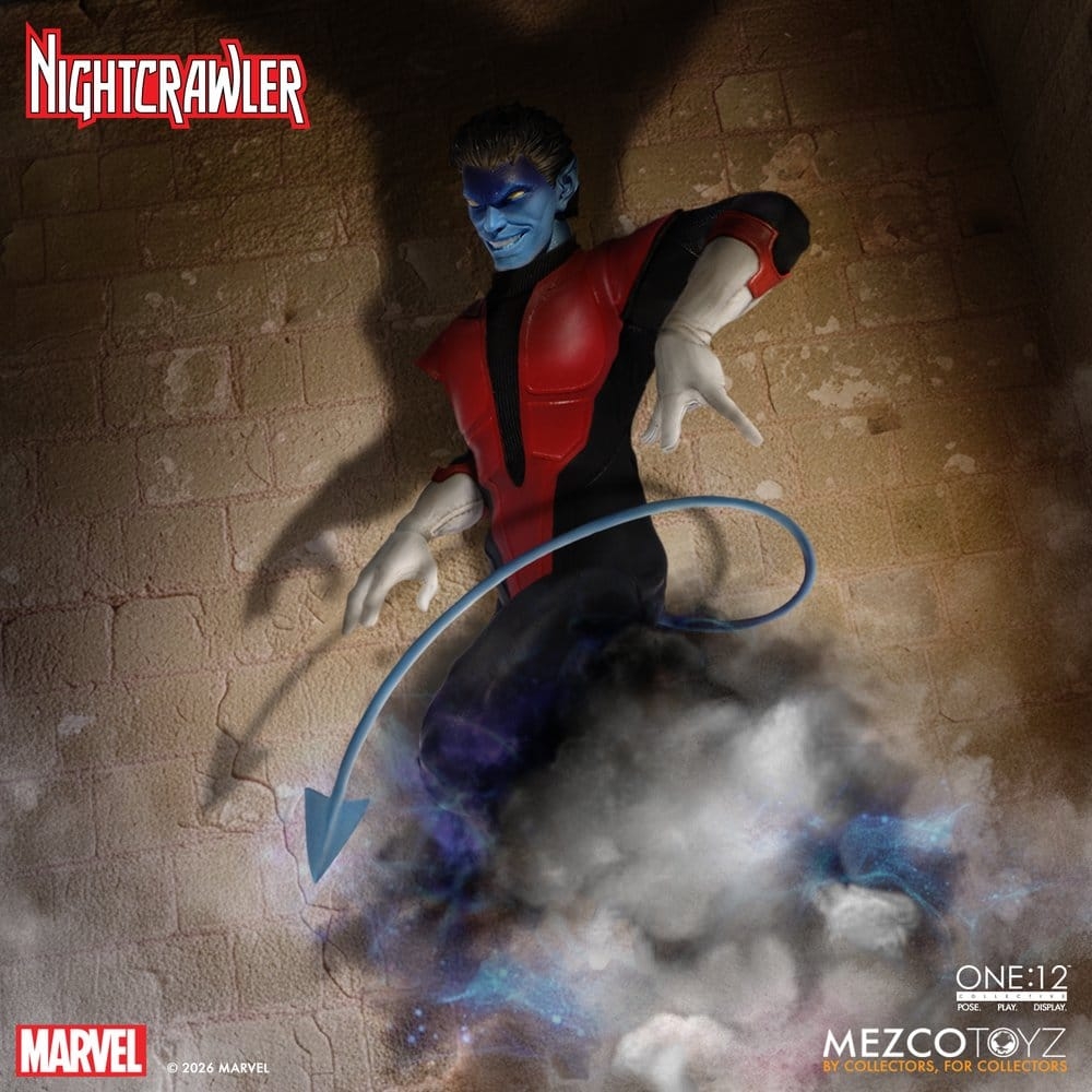 Nightcrawler One:12 van Mezco - X-Men 1/12 schaal actiefiguur