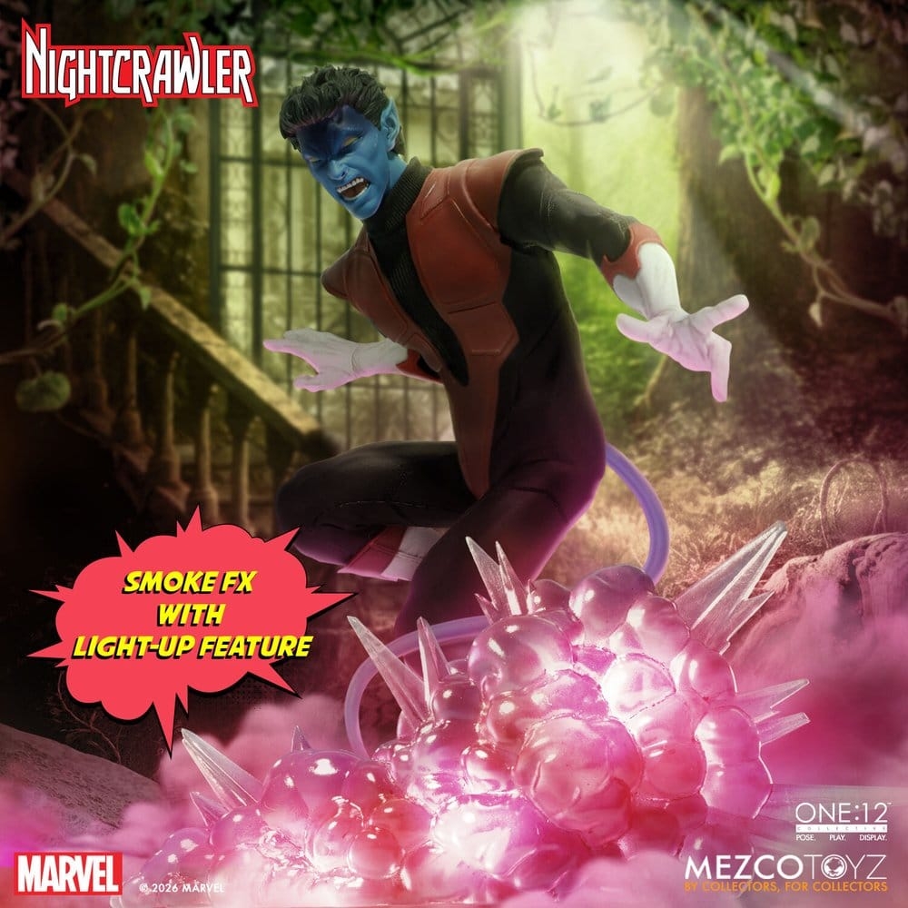 Nightcrawler (Diablo) One:12 par Mezco - figurine 1/12 X-Men de 16 cm