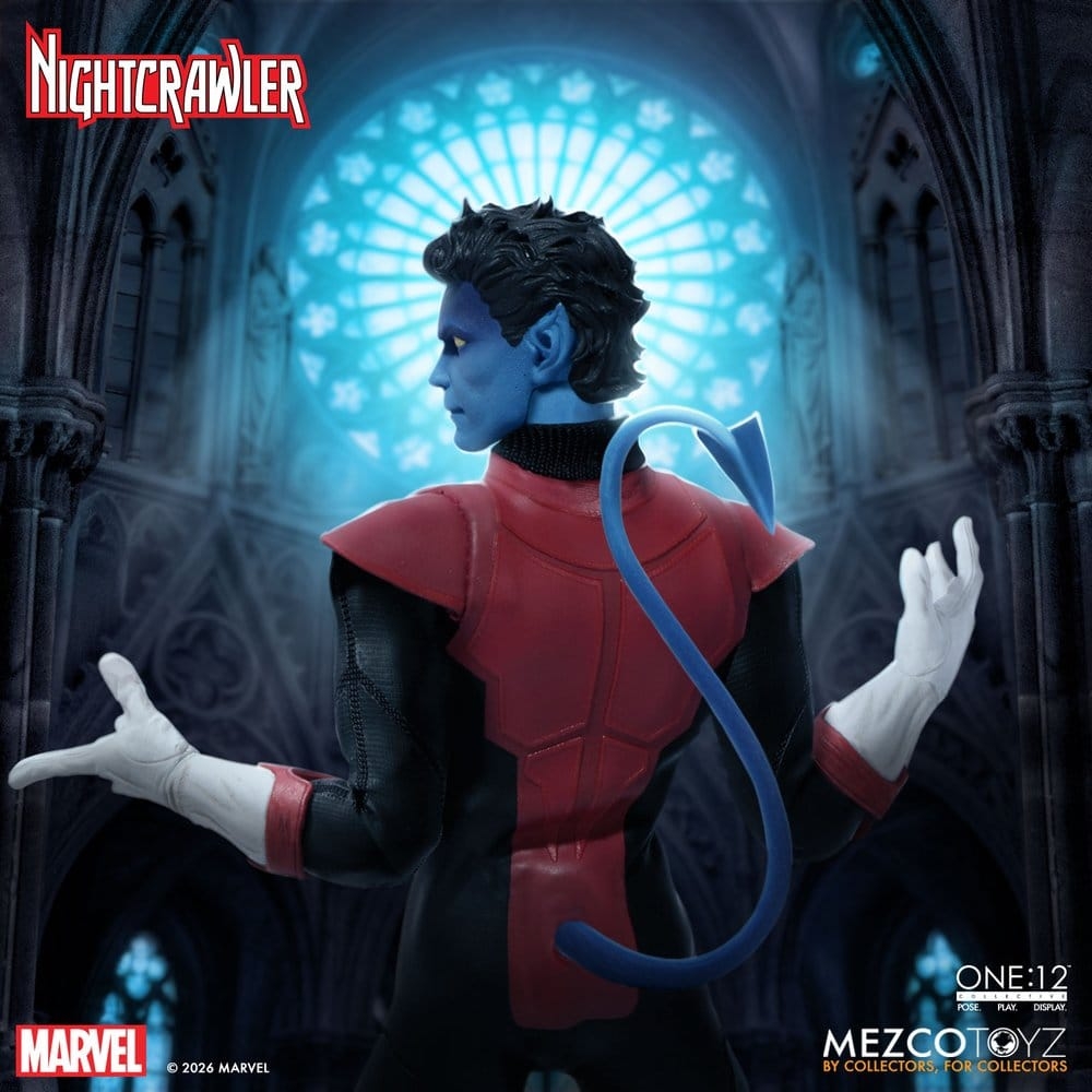 Nightcrawler (Diablo) One:12 par Mezco - figurine 1/12 X-Men de 16 cm