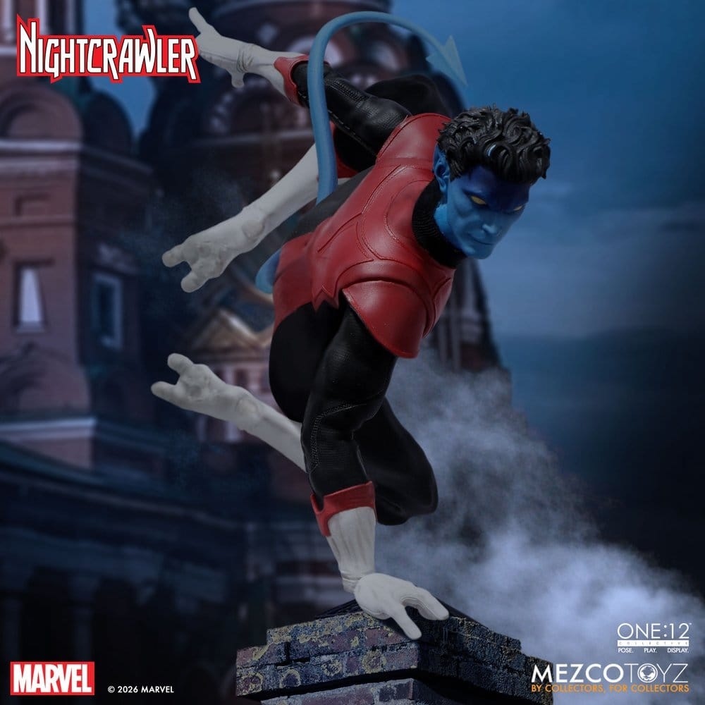 Nightcrawler One:12 van Mezco - X-Men 1/12 schaal actiefiguur