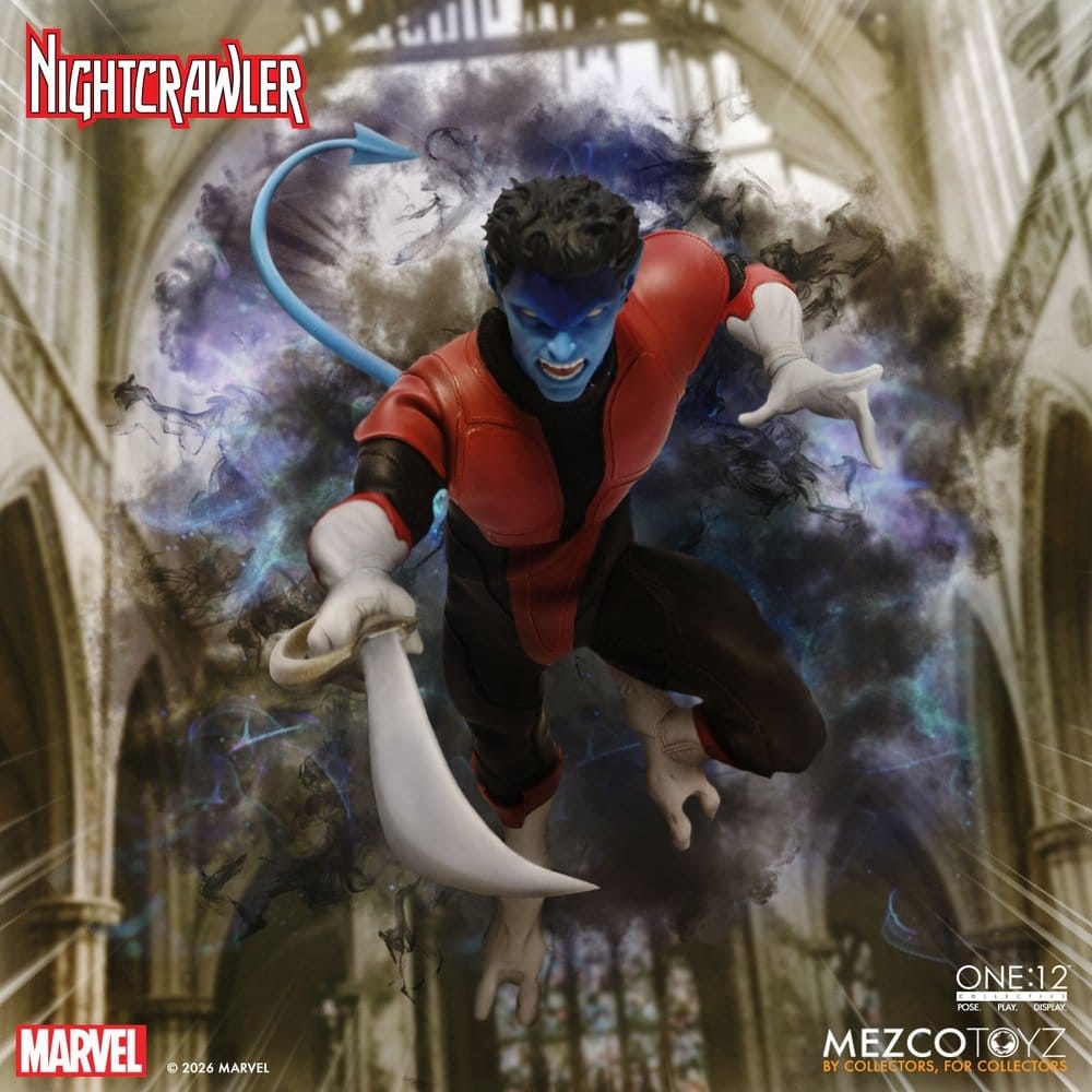 Nightcrawler One:12 by Mezco - X-Men 1/12 scale action figure