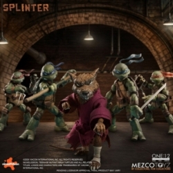 Splinter One:12 par Mezco - figurine 1/12 Tortues Ninja de 17 cm