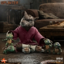 Splinter One:12 par Mezco - figurine 1/12 Tortues Ninja de 17 cm
