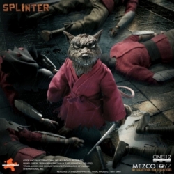 Splinter One:12 par Mezco - figurine 1/12 Tortues Ninja de 17 cm