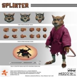 Splinter One:12 by Mezco - Teenage Mutant Ninja Turtles 1/12 scale action figure