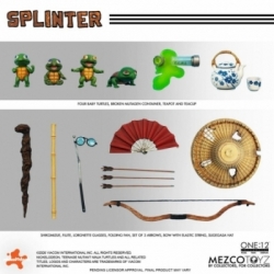 Splinter One:12 par Mezco - figurine 1/12 Tortues Ninja de 17 cm