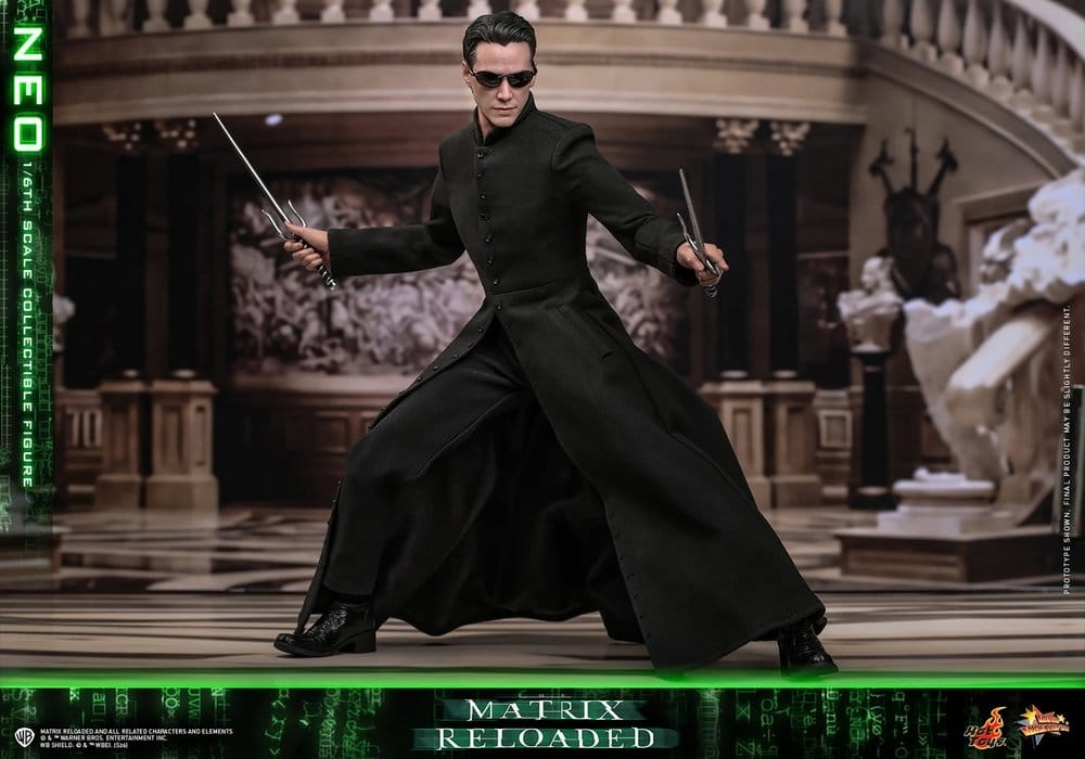 Neo van Hot Toys - MMS868 - The Matrix Reloaded 1/6 schaal actiefiguur