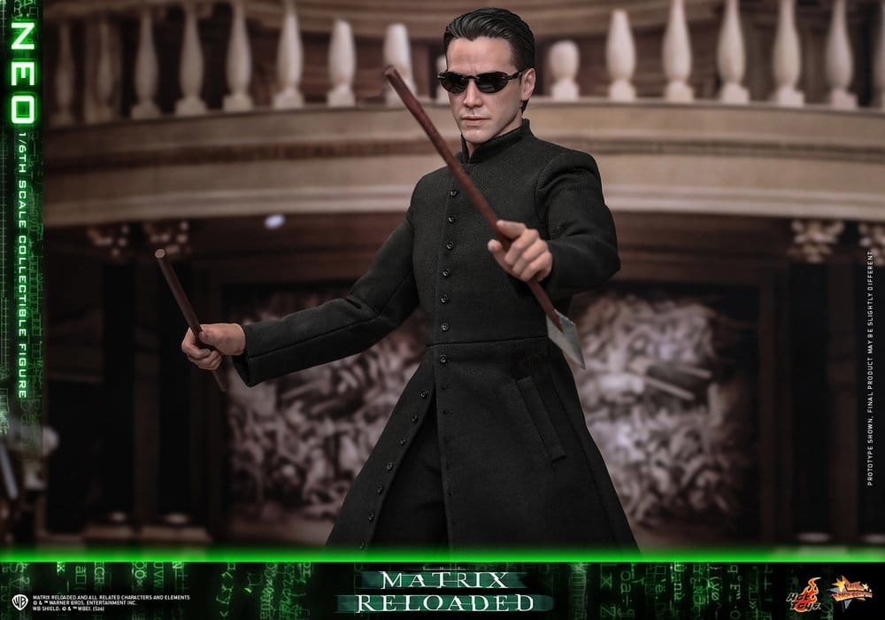 Neo van Hot Toys - MMS868 - The Matrix Reloaded 1/6 schaal actiefiguur