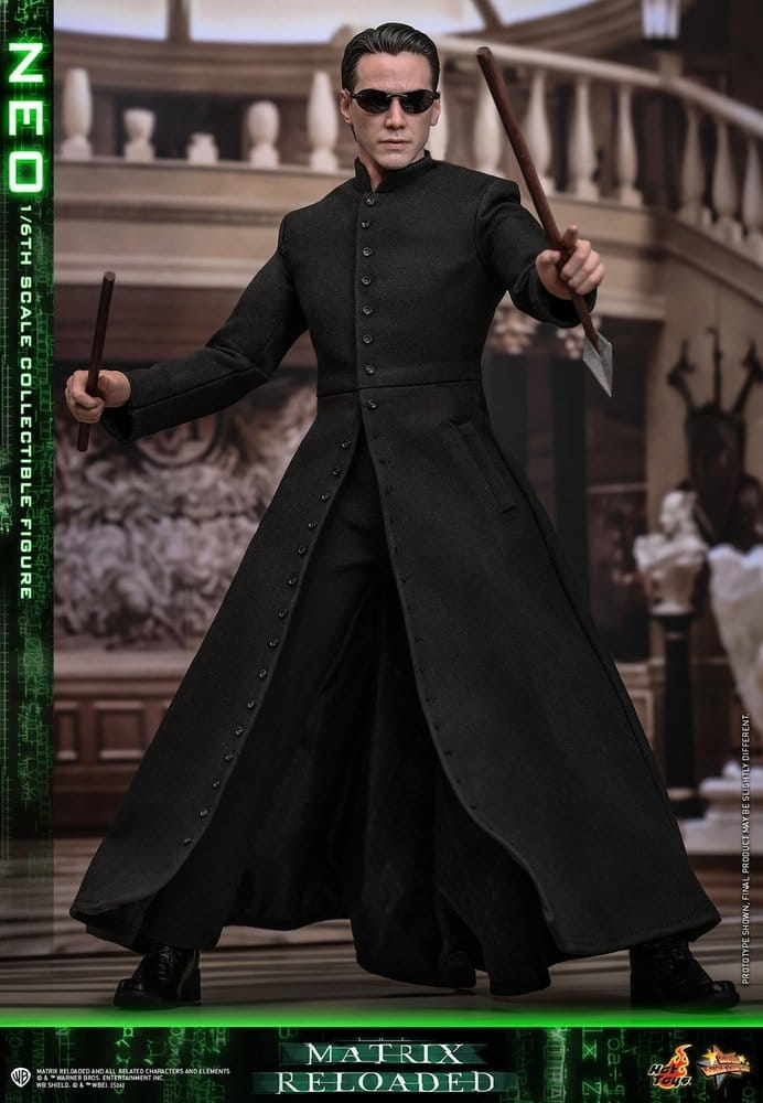 Neo van Hot Toys - MMS868 - The Matrix Reloaded 1/6 schaal actiefiguur