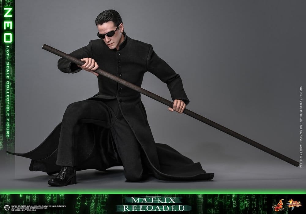 Neo par Hot Toys - MMS868 - figurine 1/6 The Matrix Reloaded de 31 cm
