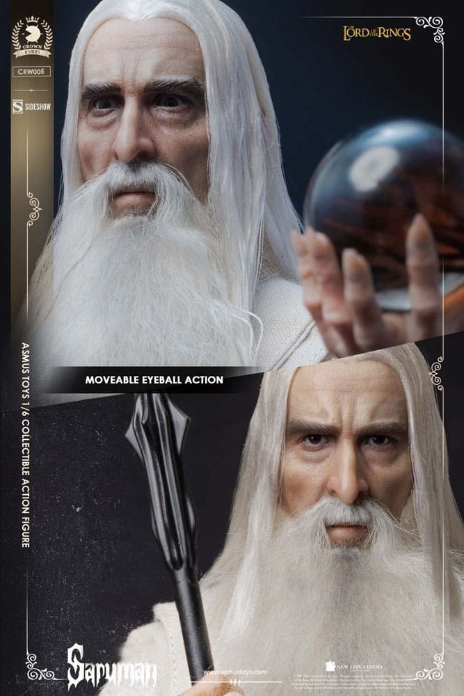 Saruman The Crown series von Asmus - CRW005 - The Lord Of The Rings 1/6 Maßstab Actionfigur