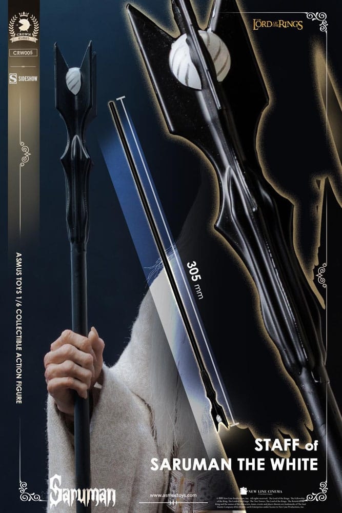 Saruman The Crown series von Asmus - CRW005 - The Lord Of The Rings 1/6 Maßstab Actionfigur