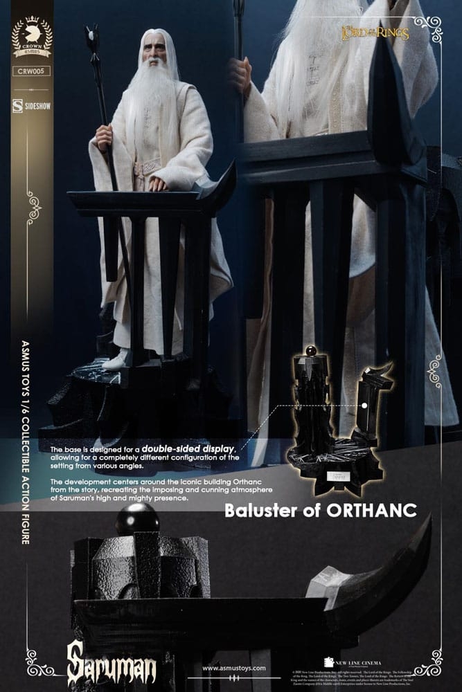 Saruman The Crown series van Asmus - CRW005 - The Lord Of The Rings 1/6 schaal actiefiguur