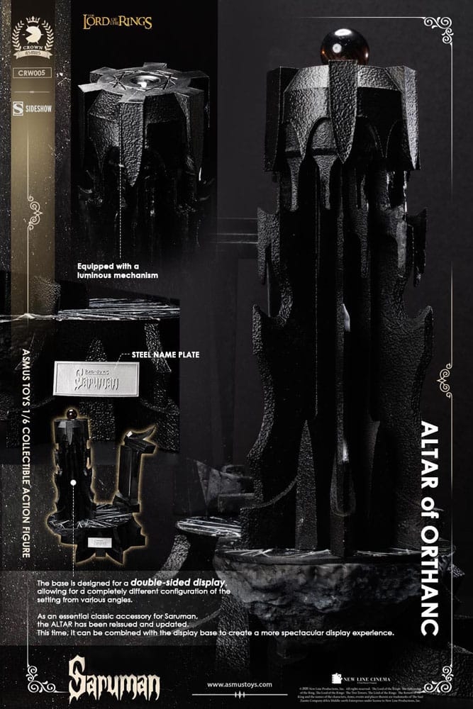 Saruman The Crown series van Asmus - CRW005 - The Lord Of The Rings 1/6 schaal actiefiguur