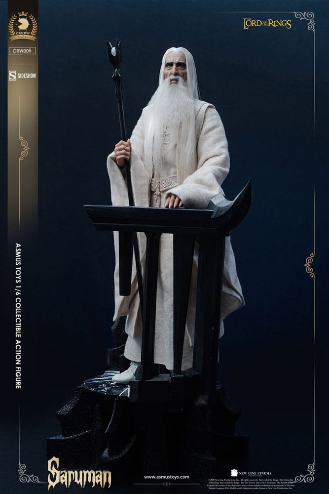 Saruman The Crown series van Asmus - CRW005 - The Lord Of The Rings 1/6 schaal actiefiguur