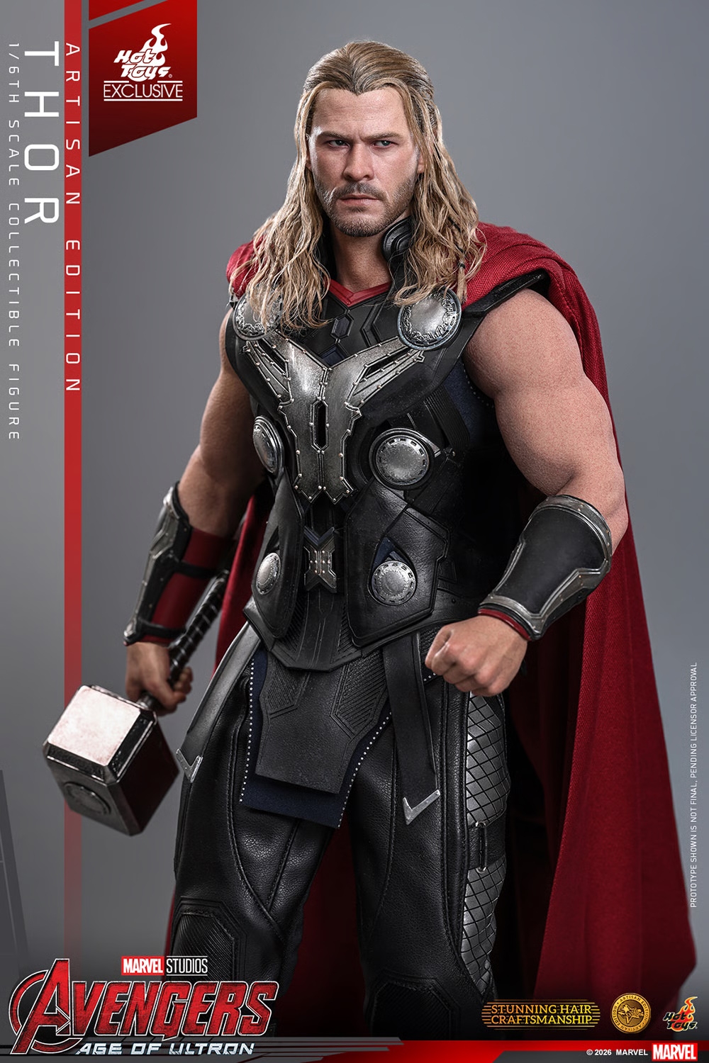 Thor Artisan Edition par Hot Toys - MMS867AE - figurine 1/6 Avengers : Age Of Ultron de 32 cm