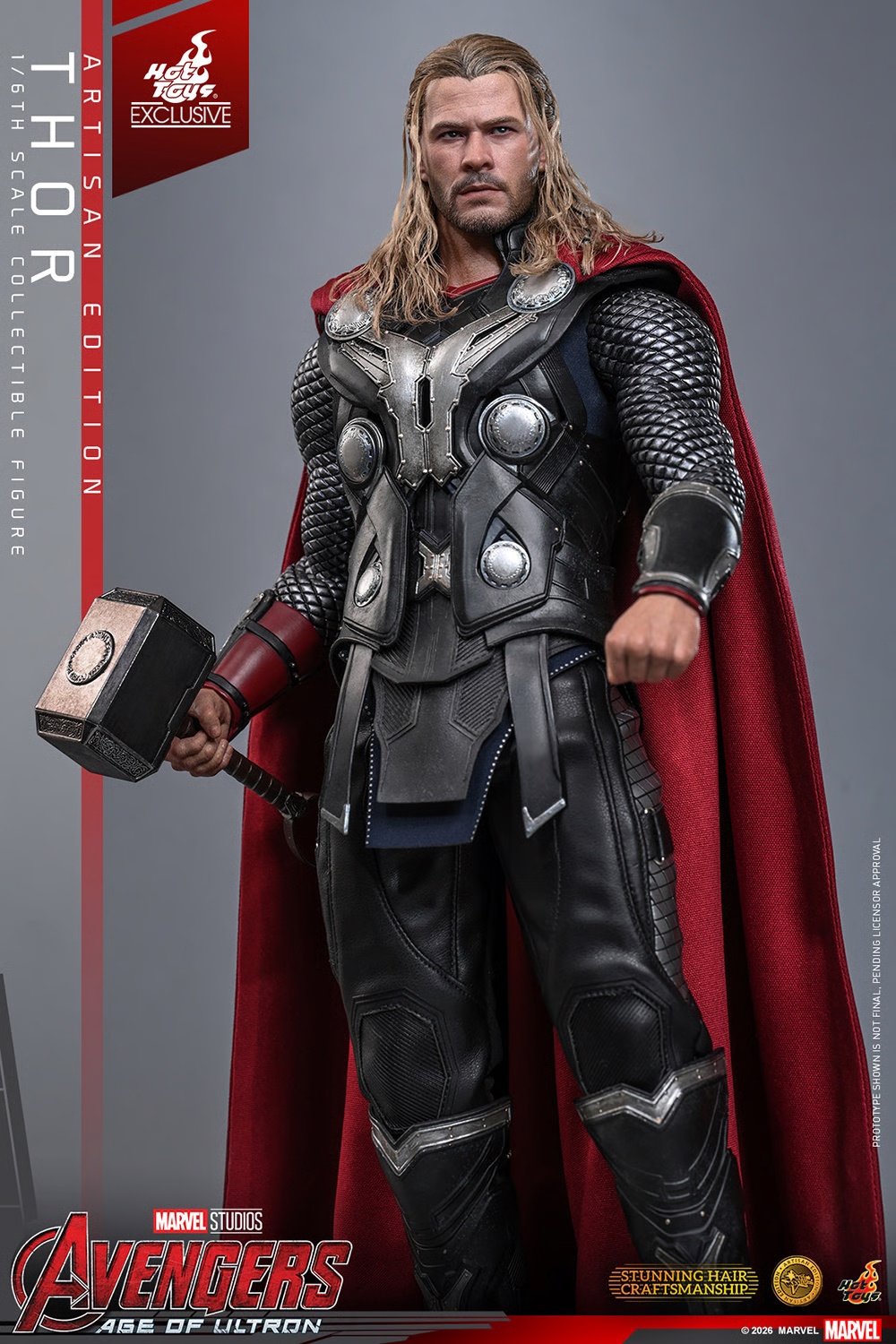 Thor Artisan Edition par Hot Toys - MMS867AE - figurine 1/6 Avengers : Age Of Ultron de 32 cm
