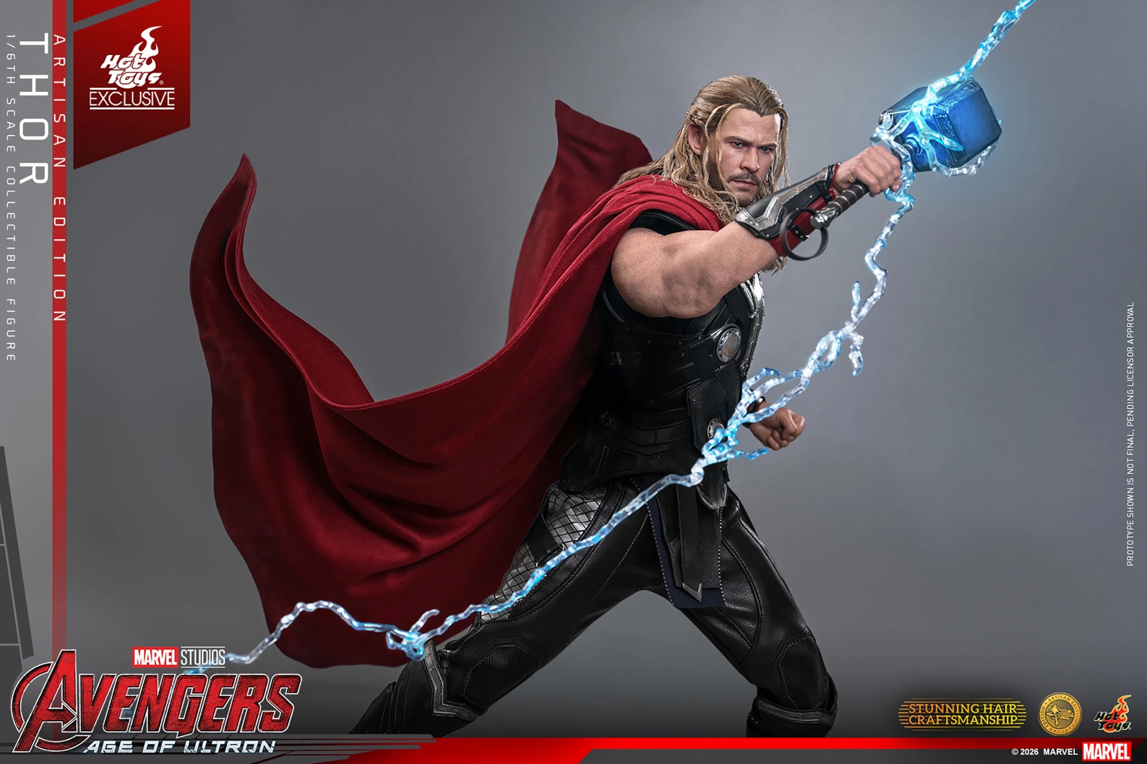 Thor Artisan Edition par Hot Toys - MMS867AE - figurine 1/6 Avengers : Age Of Ultron de 32 cm