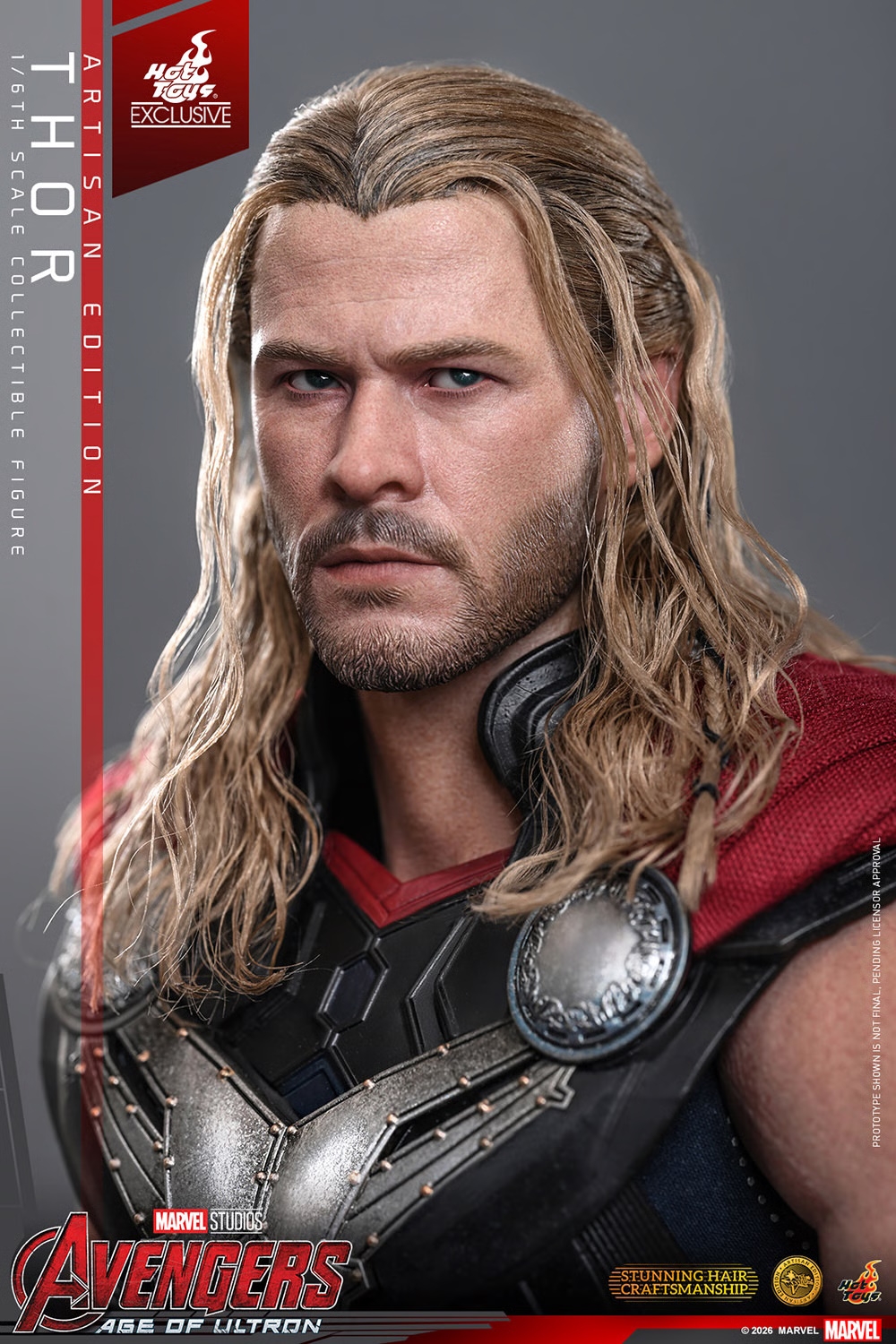 Thor Artisan Edition par Hot Toys - MMS867AE - figurine 1/6 Avengers : Age Of Ultron de 32 cm