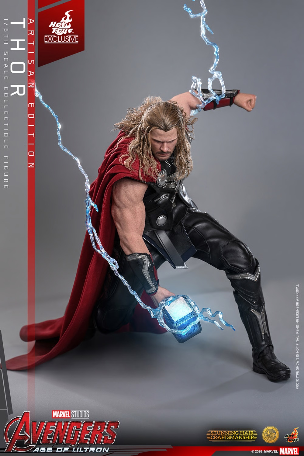 Thor Artisan Edition par Hot Toys - MMS867AE - figurine 1/6 Avengers : Age Of Ultron de 32 cm