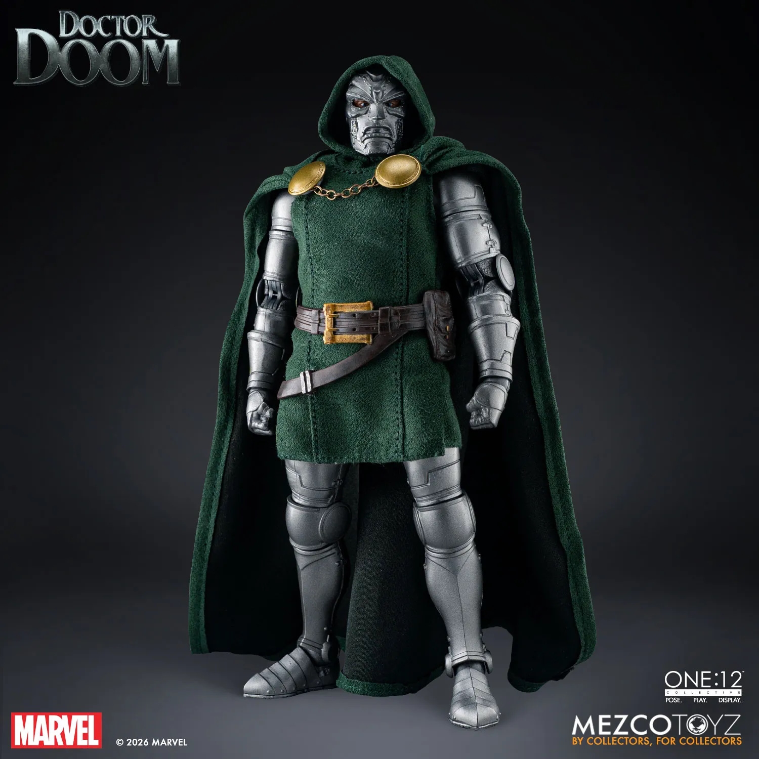 Doctor Doom One:12 by Mezco - Marvel 1/12 scale action figure
