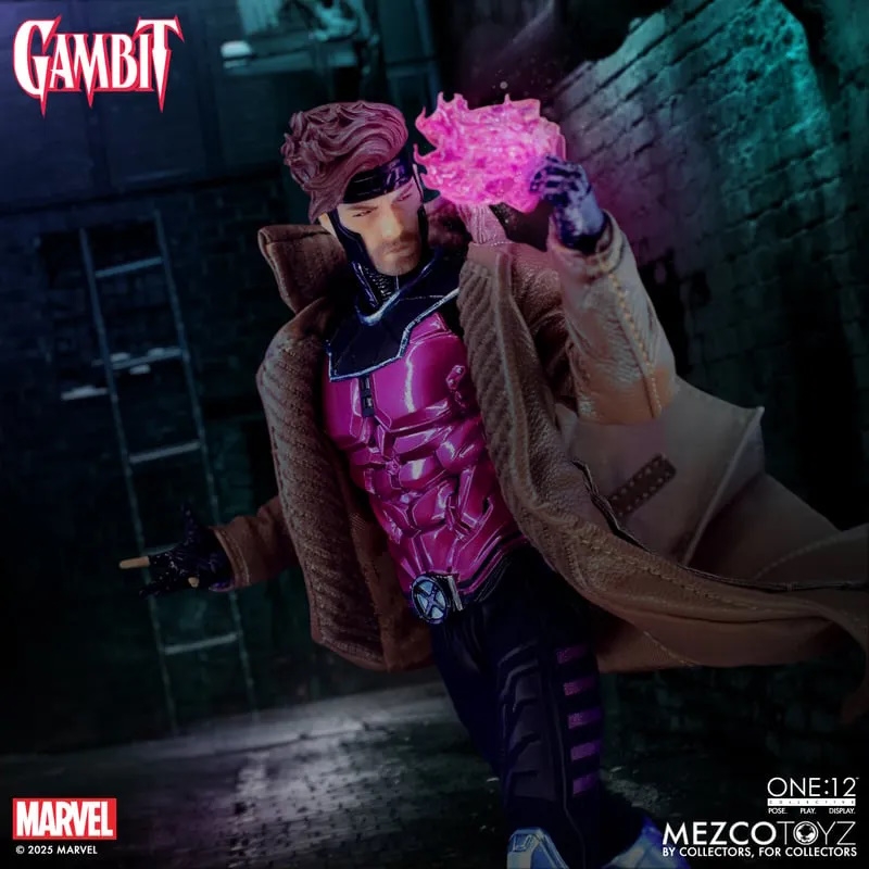 Gambit One:12 by Mezco - X-Men 1/12 scale action figure