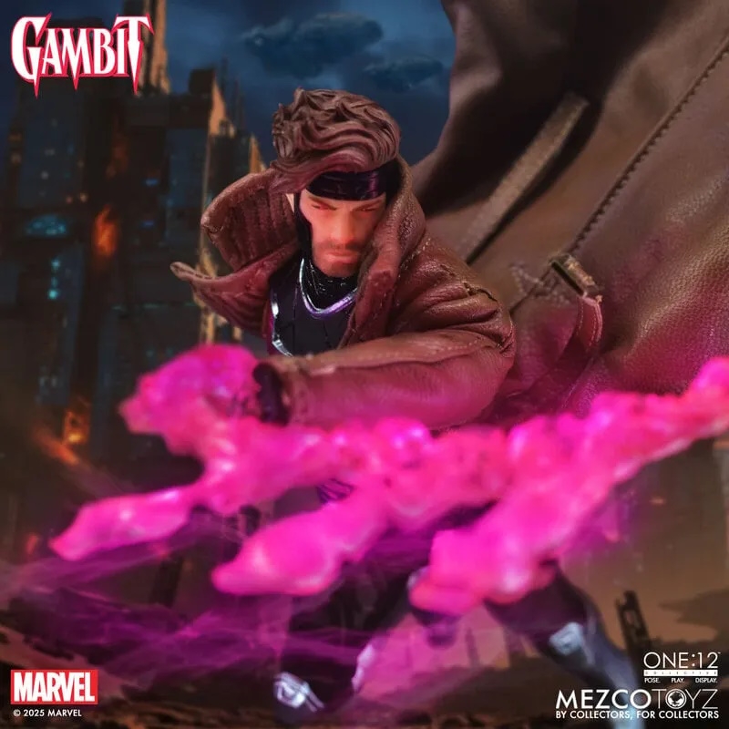 Gambit One:12 par Mezco - figurine 1/12 X-Men de 17 cm