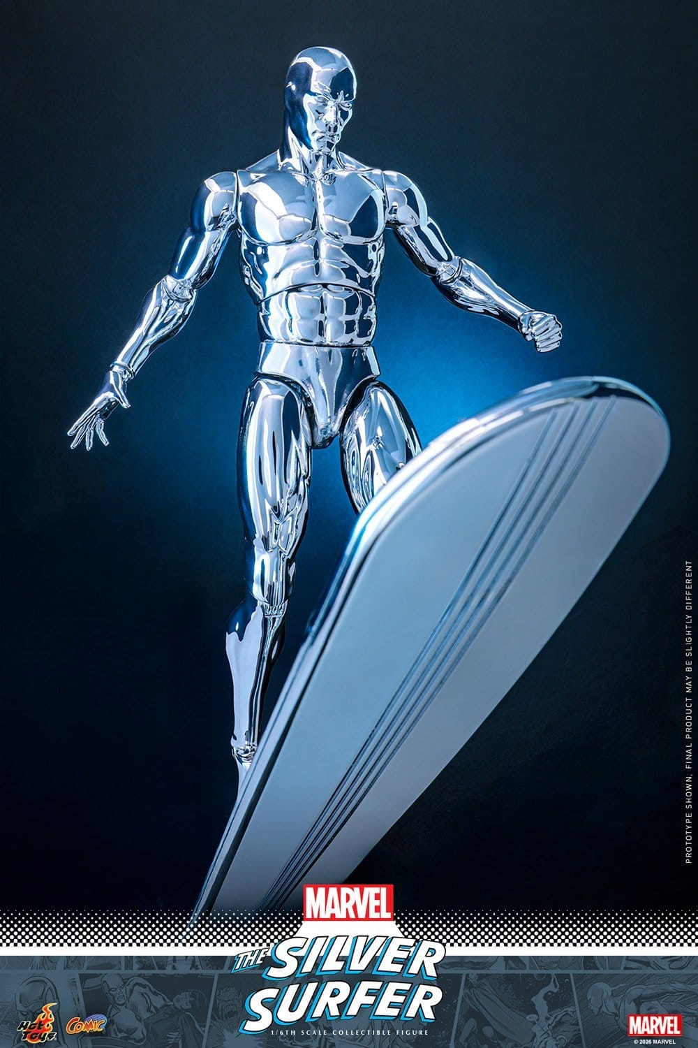 Silver Surfer van Hot Toys - CMS033 - Marvel 1/6 schaal actiefiguur
