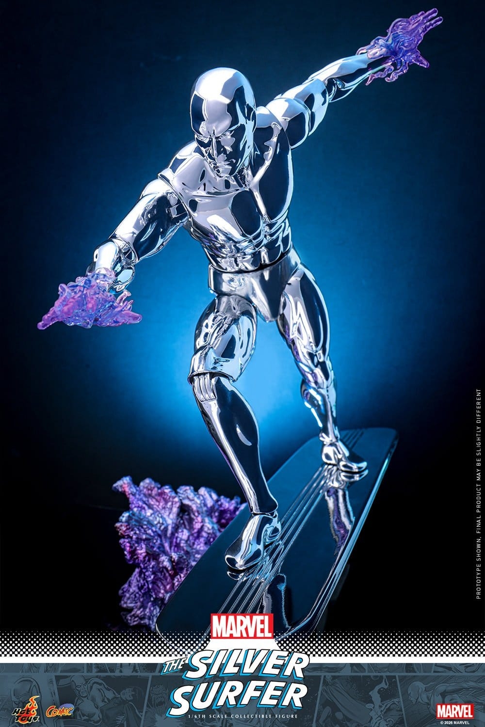 Silver Surfer by Hot Toys - CMS033 - Marvel 1/6 scale action figure