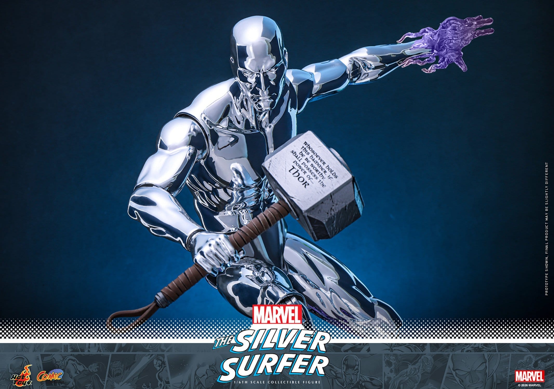 Silver Surfer by Hot Toys - CMS033 - Marvel 1/6 scale action figure