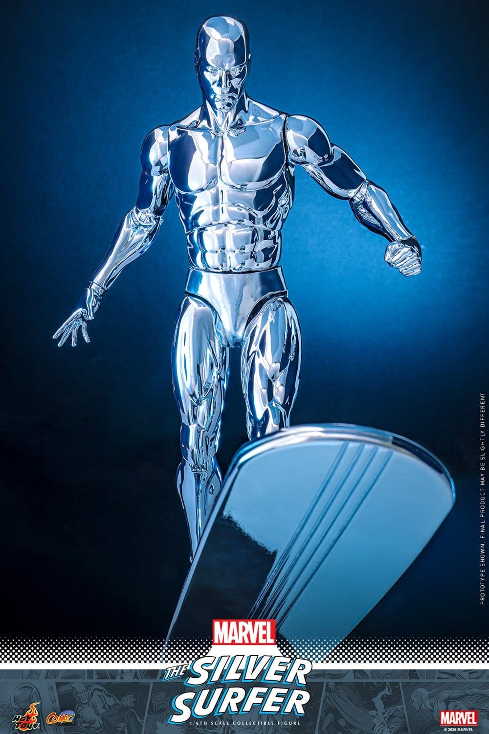 Silver Surfer van Hot Toys - CMS033 - Marvel 1/6 schaal actiefiguur