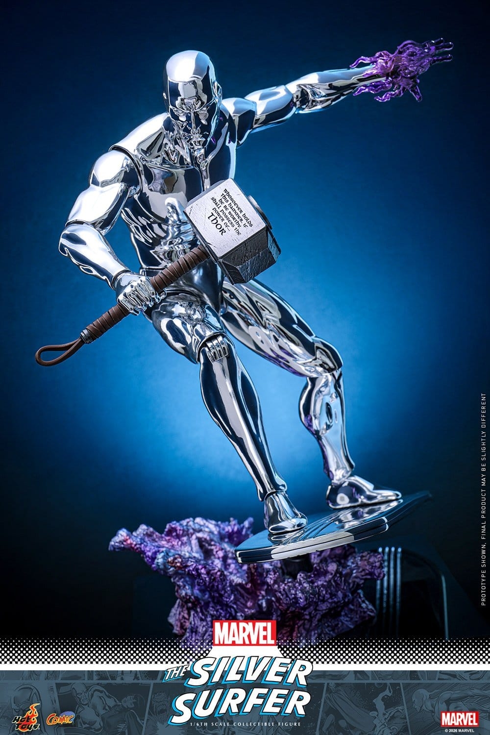 Silver Surfer von Hot Toys - CMS033 - Marvel 1/6 Maßstab Actionfigur