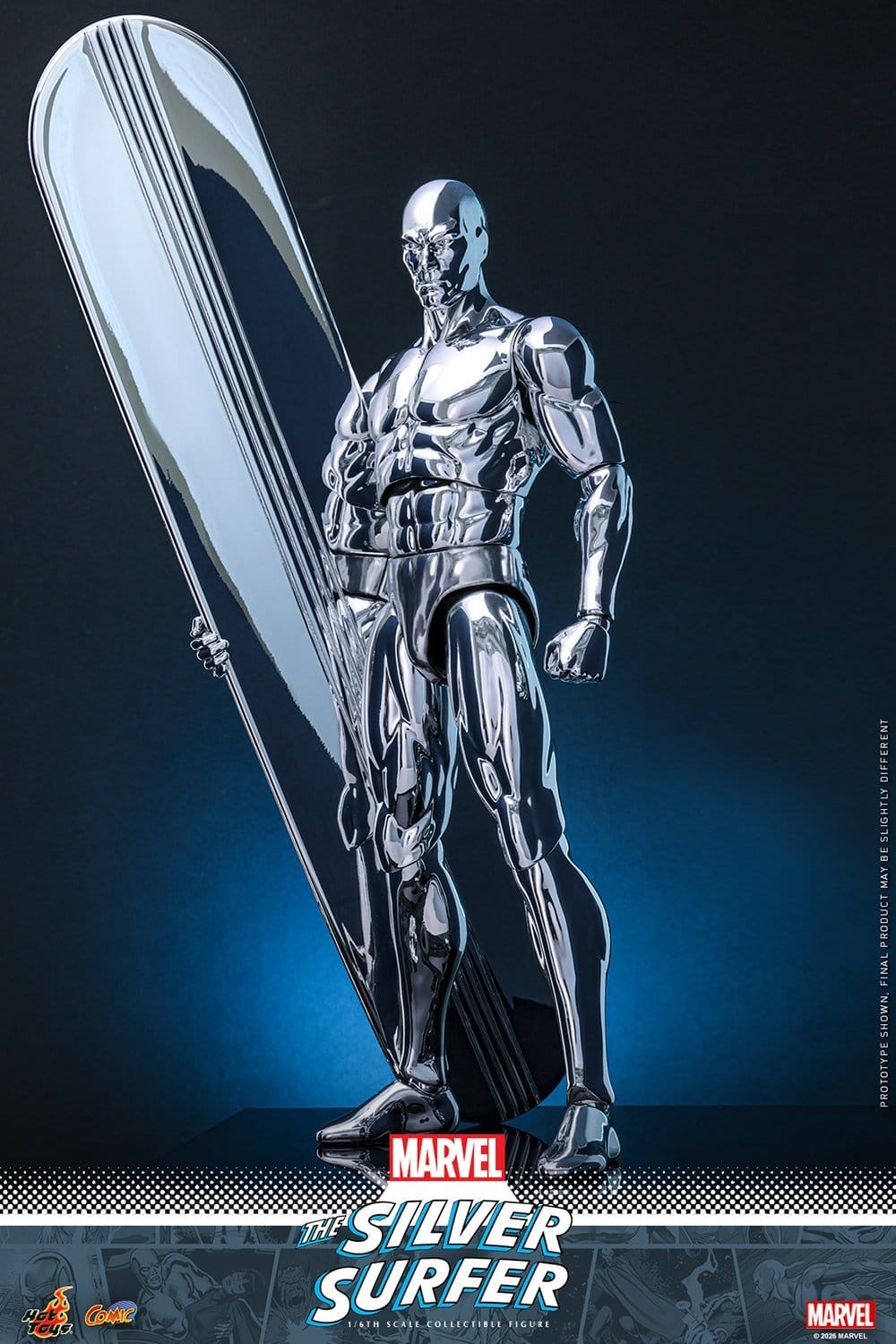 Silver Surfer van Hot Toys - CMS033 - Marvel 1/6 schaal actiefiguur