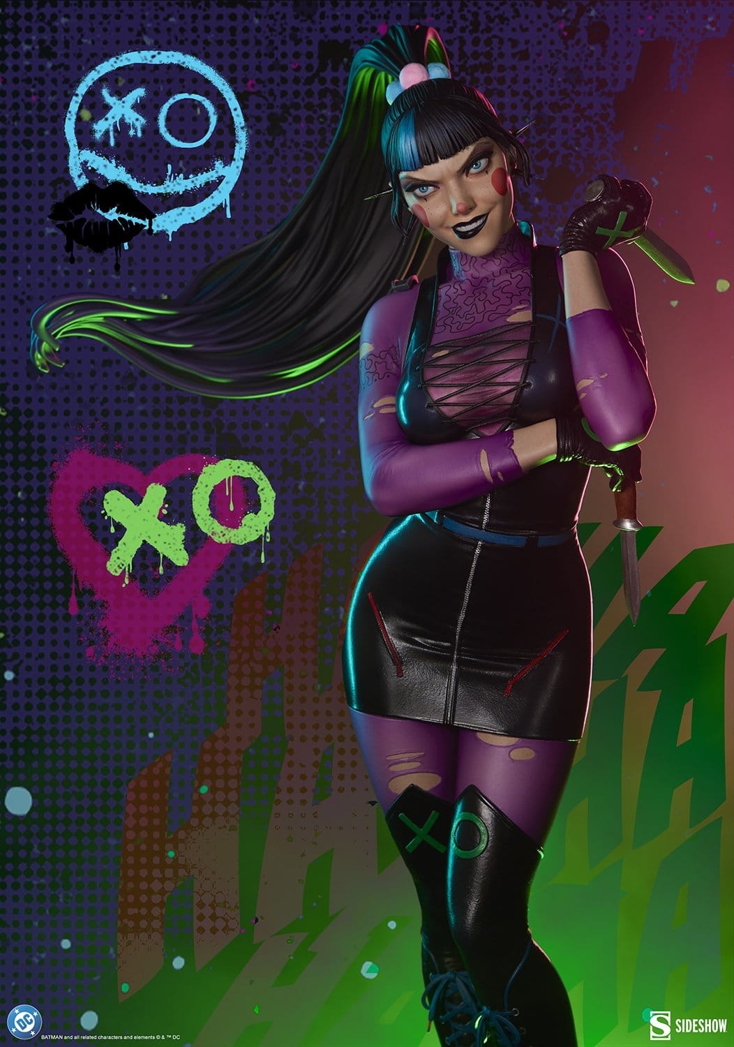 Punchline Premium Format par Sideshow Collectibles - statue 1/4 DC Comics de 55 cm