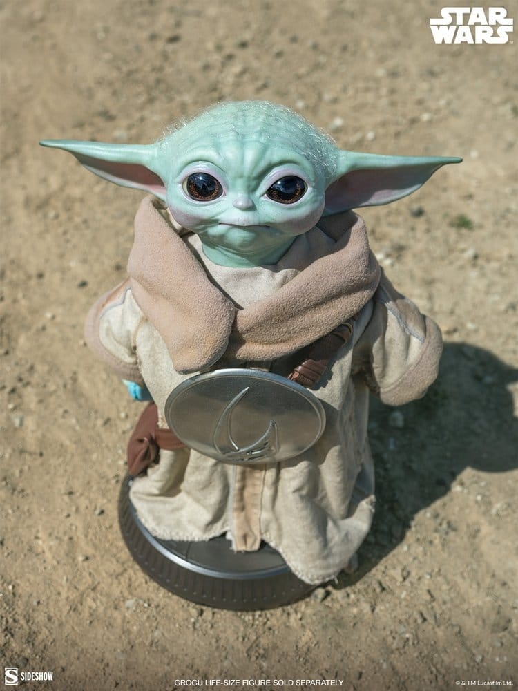 Grogu Accessories Set Life-Size by Sideshow Collectibles - Star Wars : The Mandalorian and Grogu 1/1 scale accessory