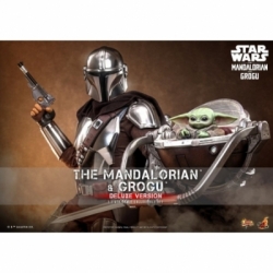 The Mandalorian e Grogu deluxe di Hot Toys - MMS872 - Star Wars: The Mandalorian e Grogu action figures in scala 1/6