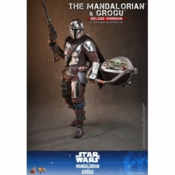 The Mandalorian e Grogu deluxe di Hot Toys - MMS872 - Star Wars: The Mandalorian e Grogu action figures in scala 1/6